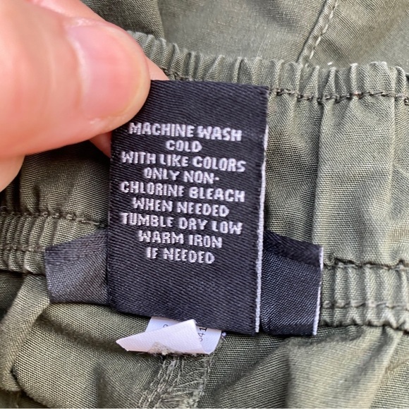 Lane Bryant Army Green Khaki Short Shorts - Picture 7 of 8